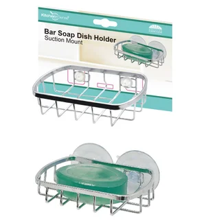 Chrome Suction Bar Soap Dish