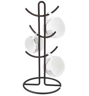 Bronze Mug Tree Holder 12 Cup Capacity