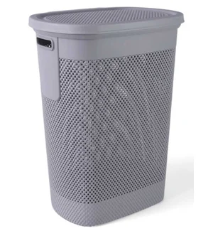 Grey Modern Laundry Hamper - 70 Liter 