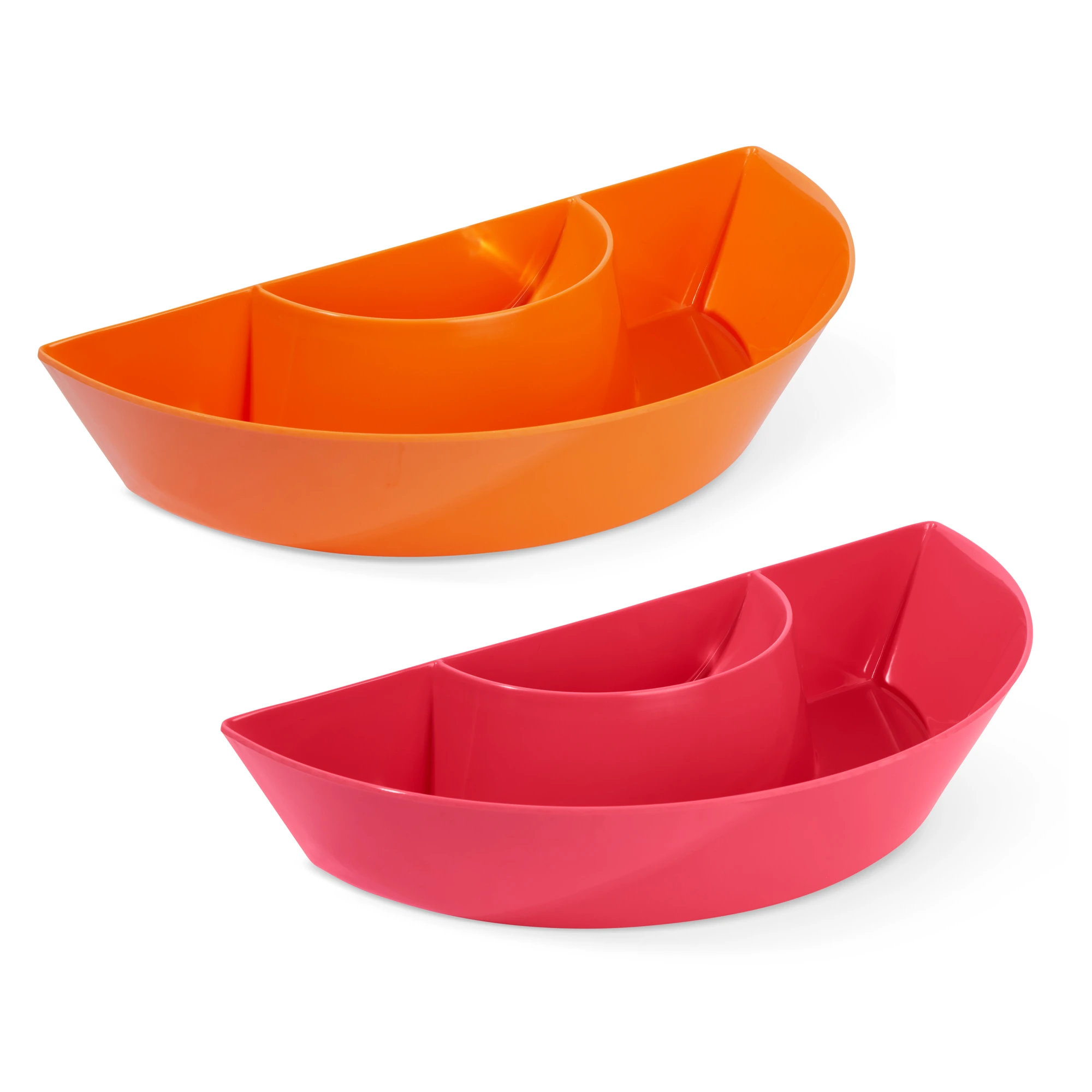 Set of 2 Half Chip and Dip Platters