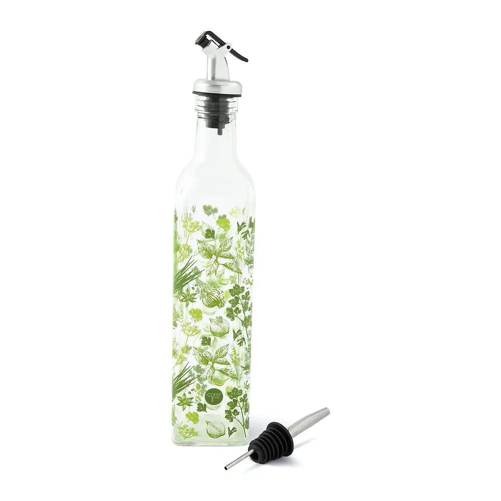 Glass Cruet with Extended Pour Spout - 16.9 Ounce 