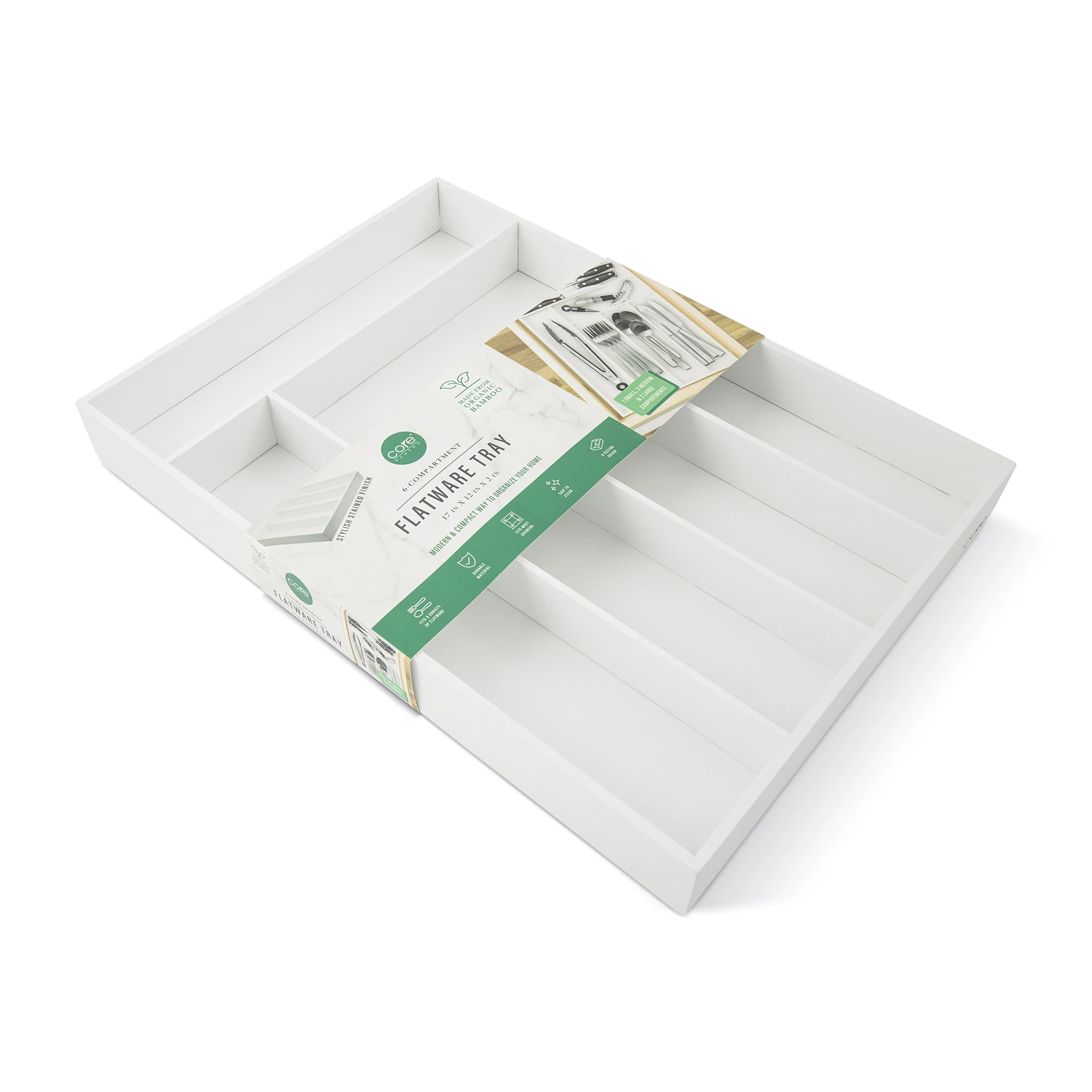 Flatware Tray Large White