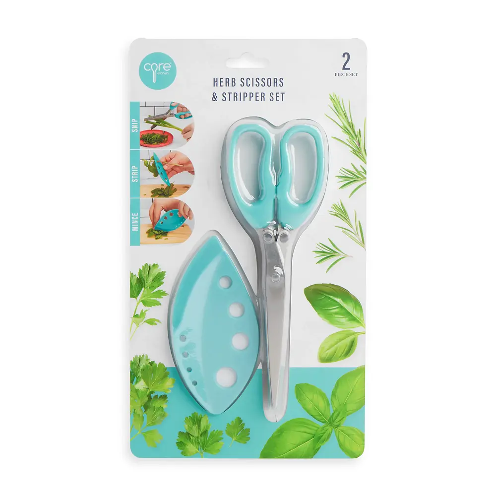 Herb Scissors and Stripper - 2 Piece Set