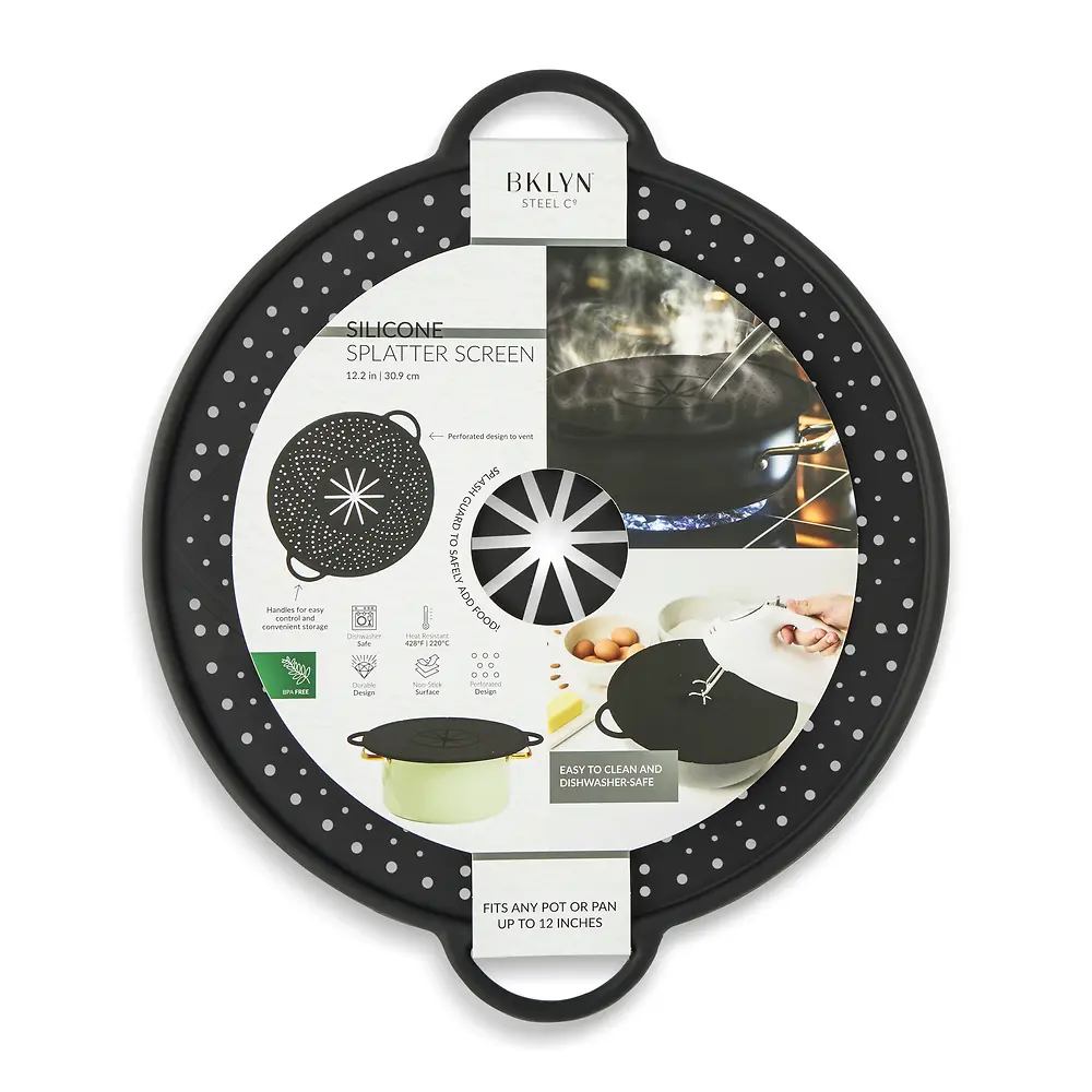 Silicone Splatter Screen With Guard