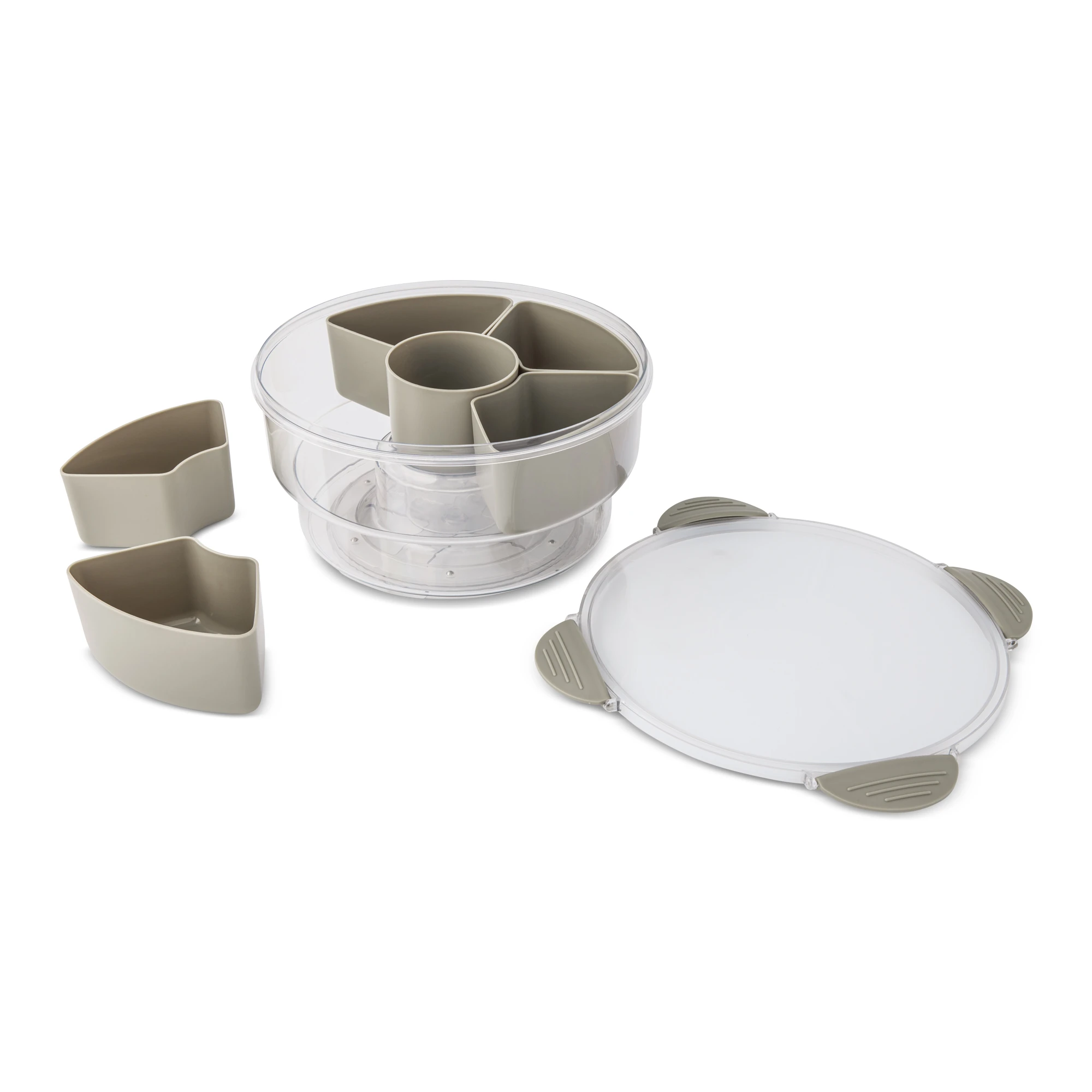 Snackle Lazy Susan with Ice - 6 Section