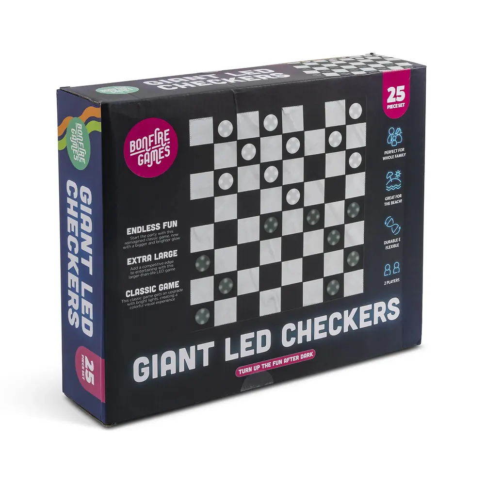 LED Giant Checkers – Complete Set