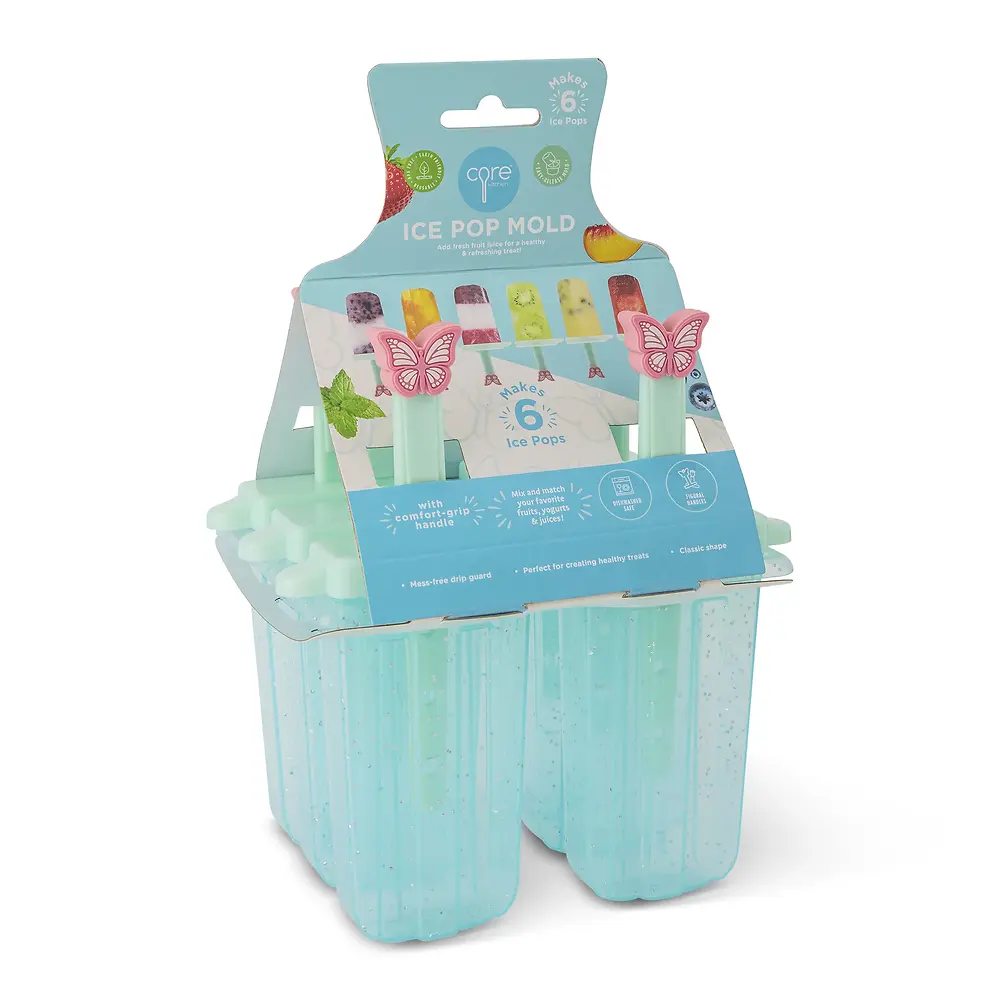 Premium Butterfly Ice Pop Molds - 6 Piece