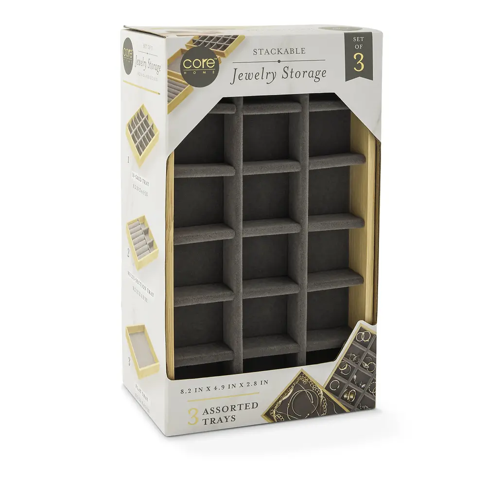 Jewelry Storage Organizer Set - 3 Piece