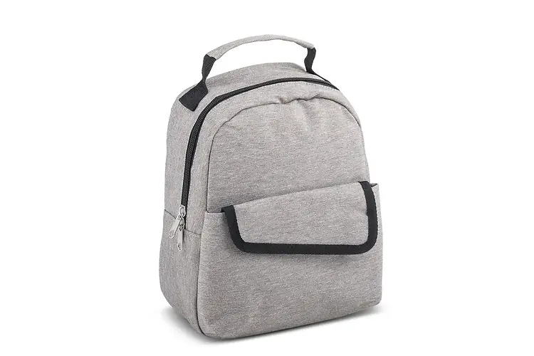 Round Zipper Lunch Tote – Assorted