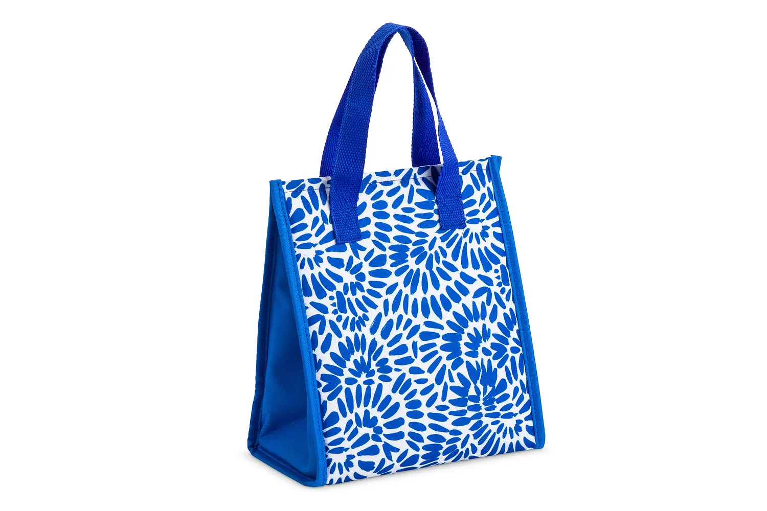 Handled Velcro Lunch Bag – Swirl Design