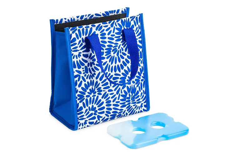Handled Velcro Lunch Bag – Swirl Design