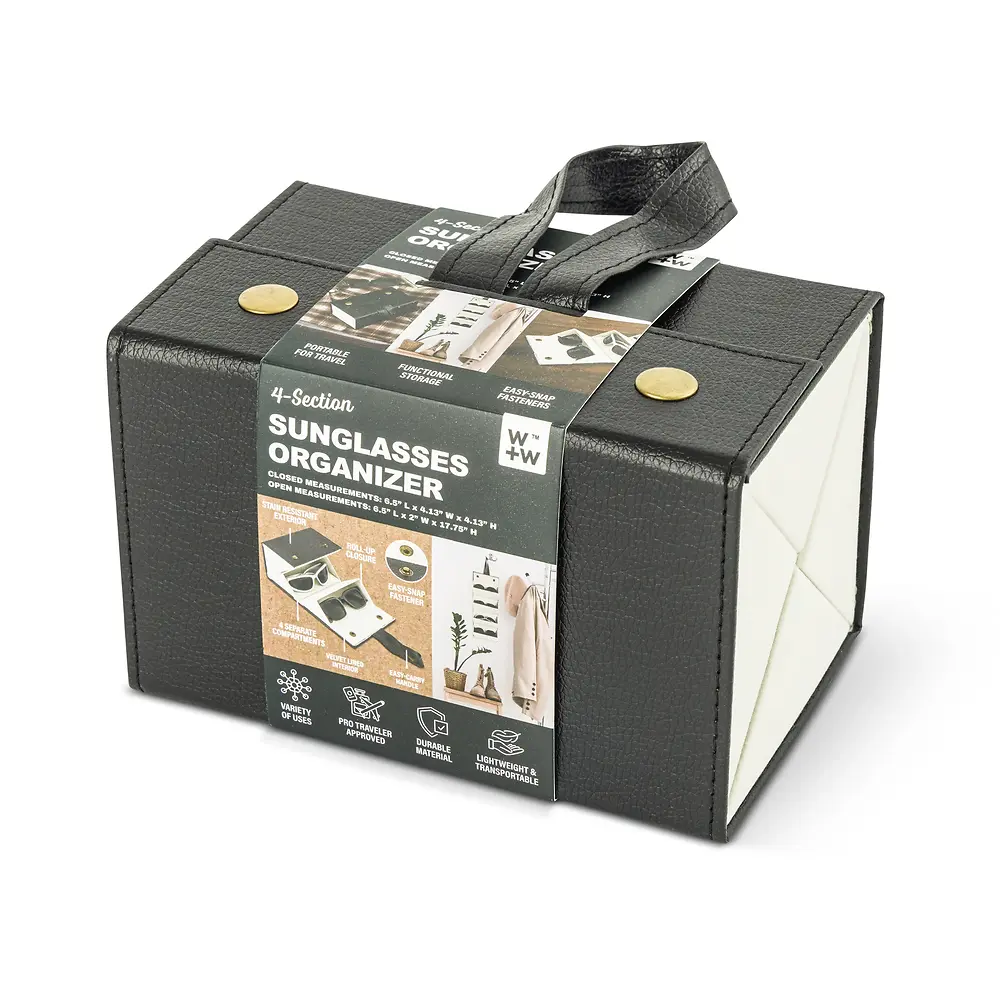 Sunglasses Organizer - 4 Section