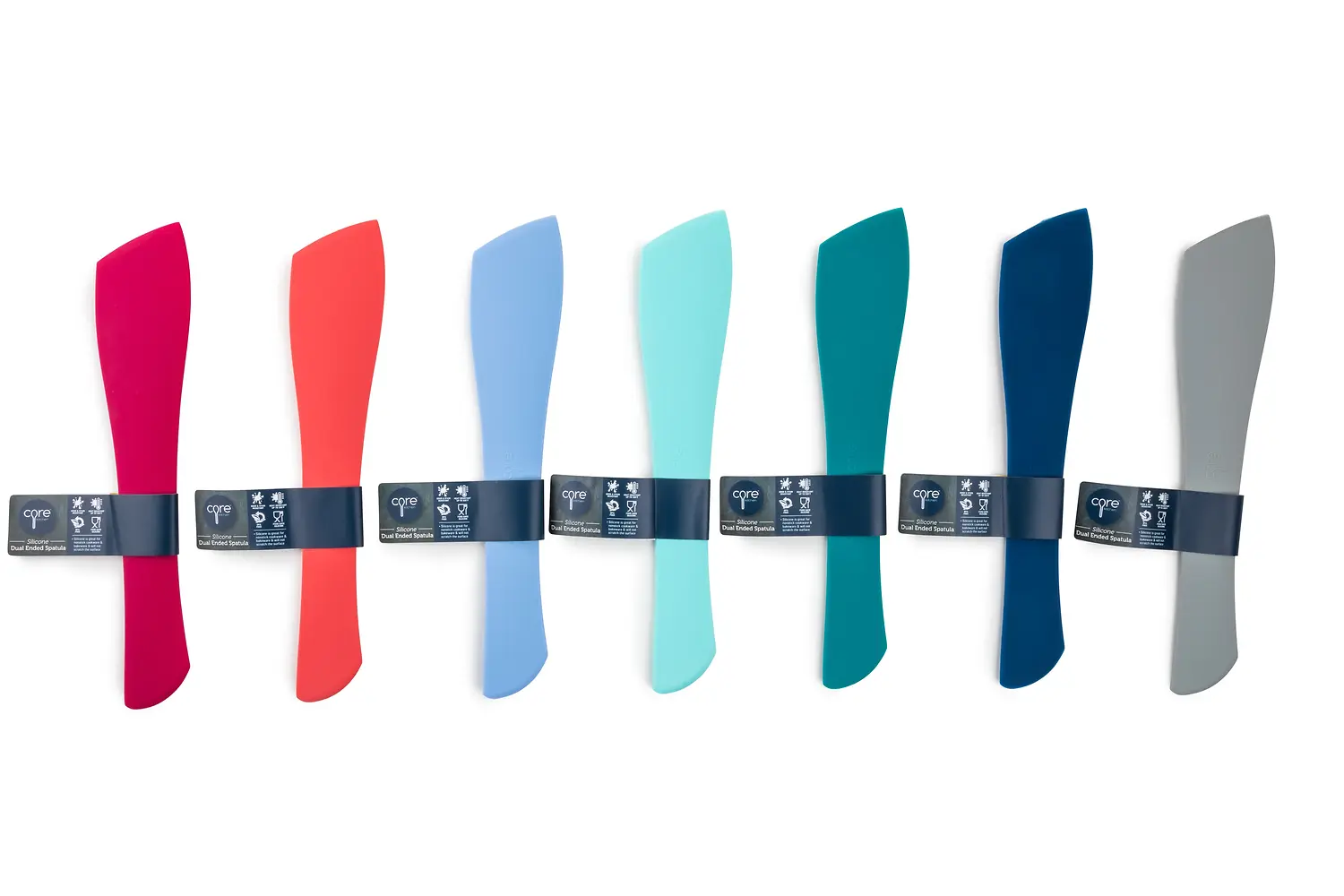 Silicone Pointed Spatula Assorted Colors