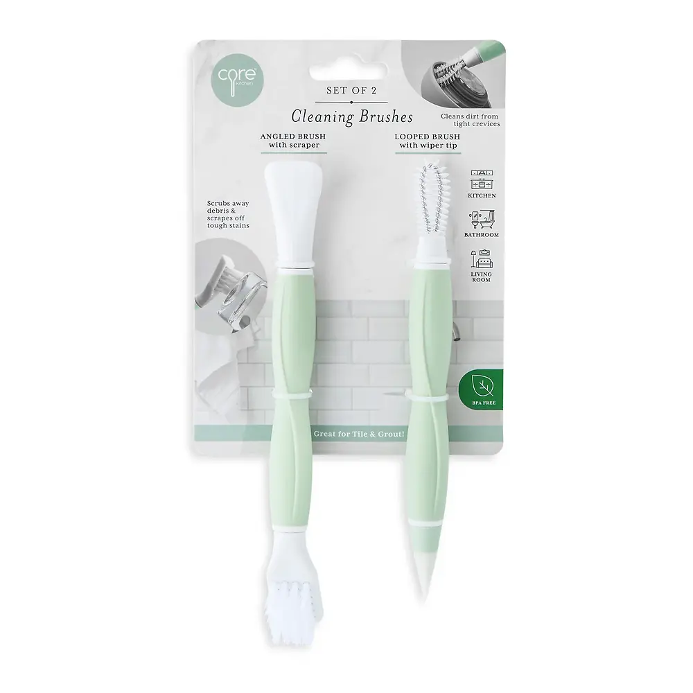 Tile and Grout Brush Set - 2 Piece