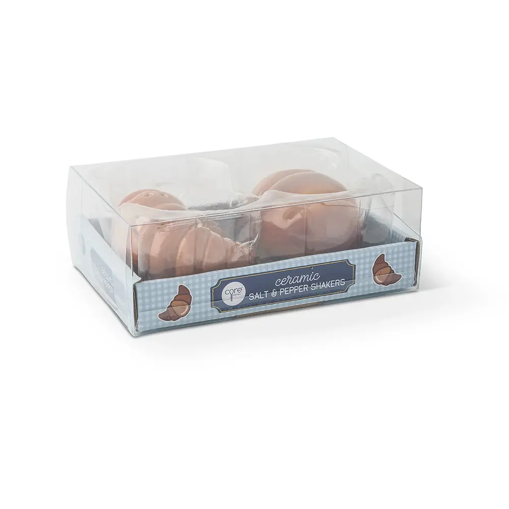 Salt and Pepper Shaker Set – Croissant Design