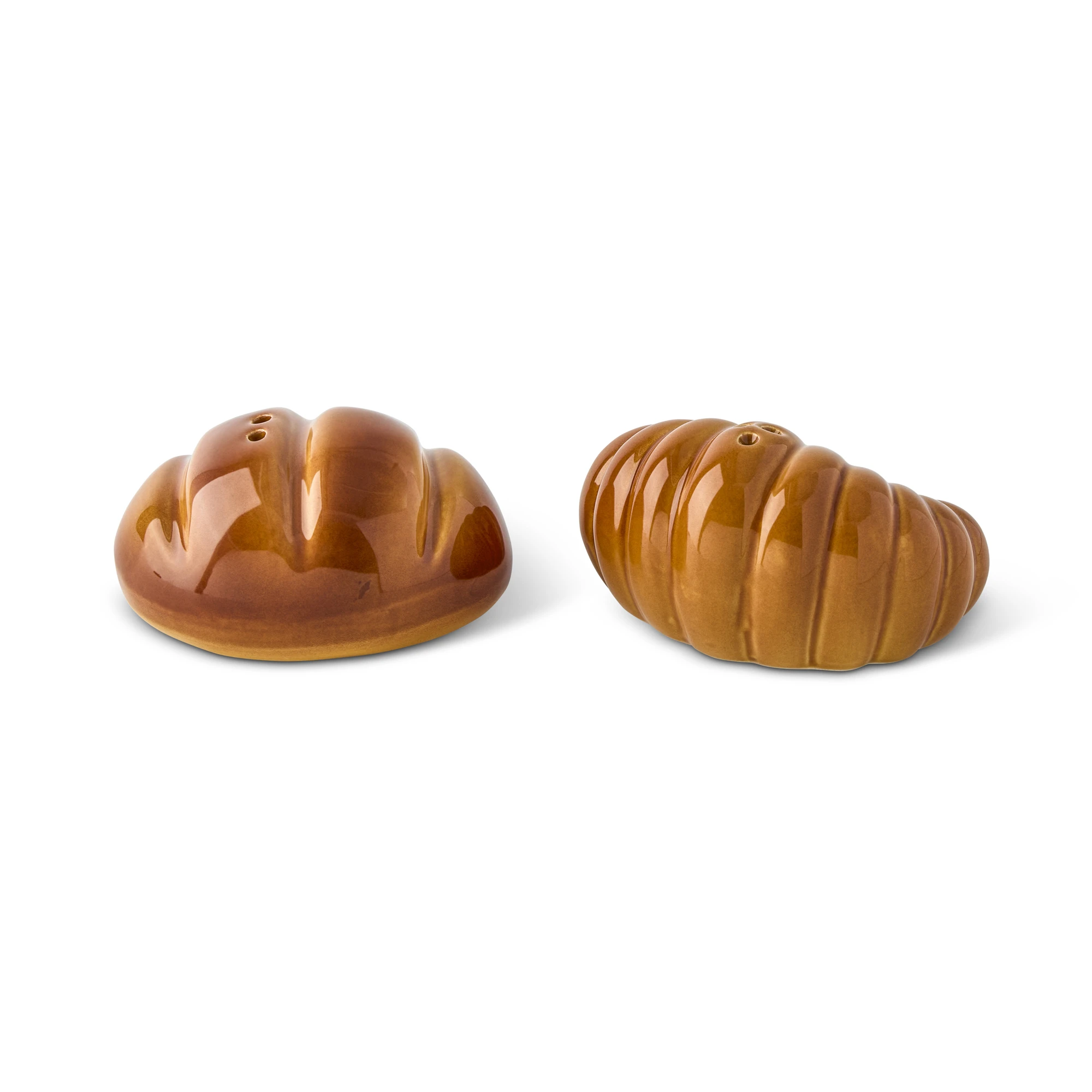 Salt and Pepper Shaker Set – Croissant Design