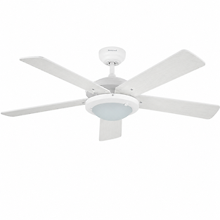 Decorative Ceiling Fan 52 Inch E27 x2 White – 110–240 Volts