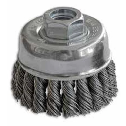 Arbor 3 Inch Knotted Cup Wheel with 5/8 Inch