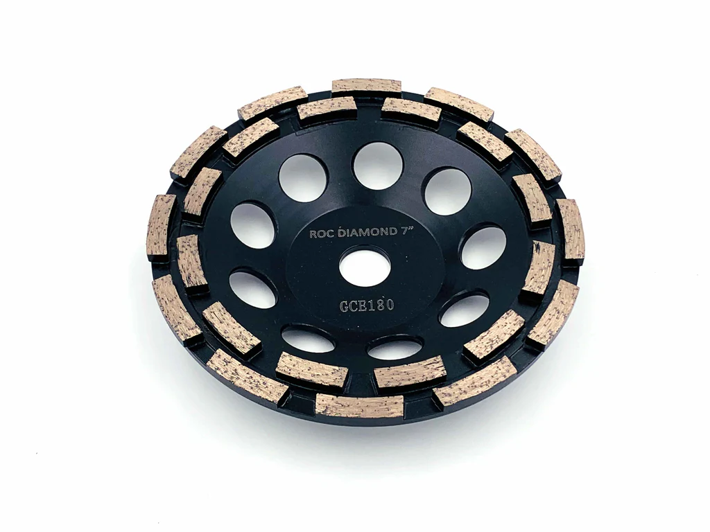 Double Row Diamond Cup Wheel - 7 Inch 
