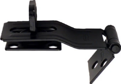 Swivel Staple Hasp Black Finish - 3 Inch 