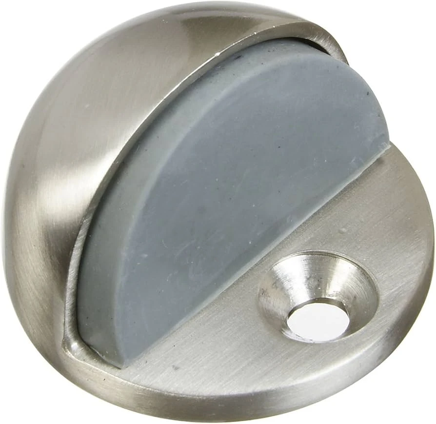 Satin Nickel Brass Door Stopper