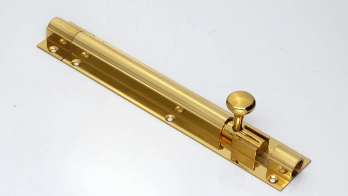 Heavy Duty Tower Bolt – Brass