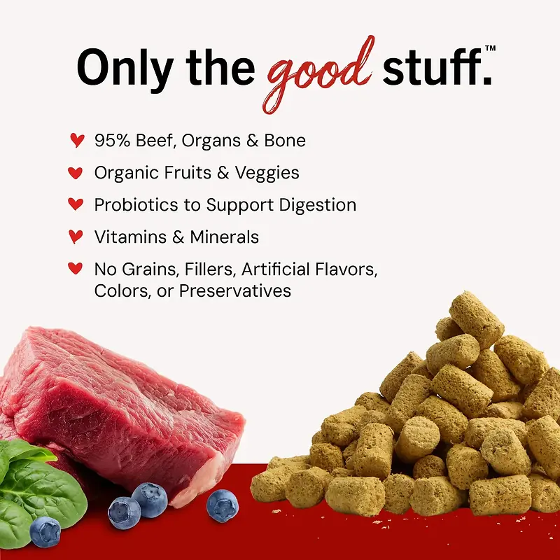 Stella's Super Beef Meal Mixers Freeze-Dried Raw for Dogs 3.5 oz