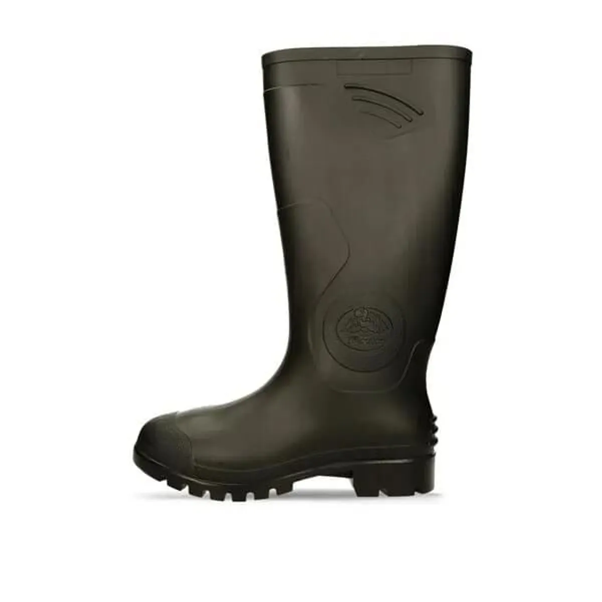 Plastic Boots Black with Steel Toe - Size 12