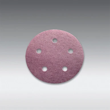Velcro Disc with 5 Hole Dust Extraction 60 Grit - 5 Inch 