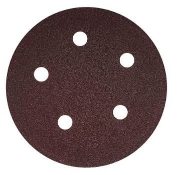 Velcro Disc with 5 Hole Dust Extraction 5 Inch – 60 Grit