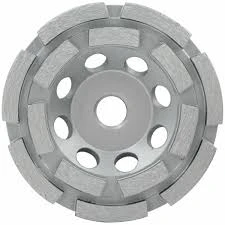 Diamond Cup Wheel Double Row - 4 Inch