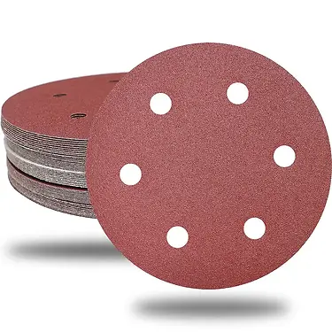 Velcro Disc with Hole Pattern 150 Grit – 6 Inch 