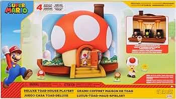 Super Mario Deluxe Toad House Playset
