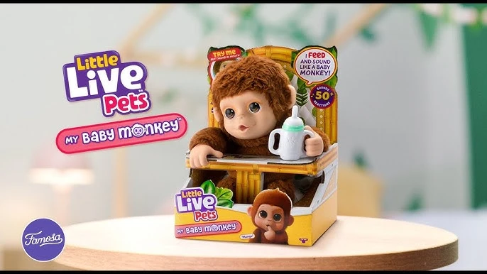 Little Live Pets – Bebé Mono - Baby Monkey