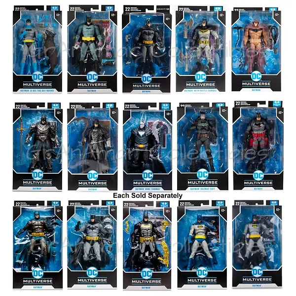 McFarlane DC Multiverse Batman Action Figurines Assorted