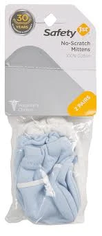 No Scratch Mittens – Blue