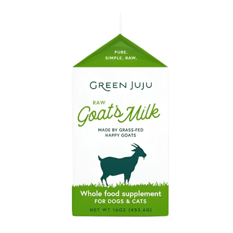 Raw Goat's Milk Frozen Nutrient-Dense Meal Topper for Dogs & Cats 16 oz