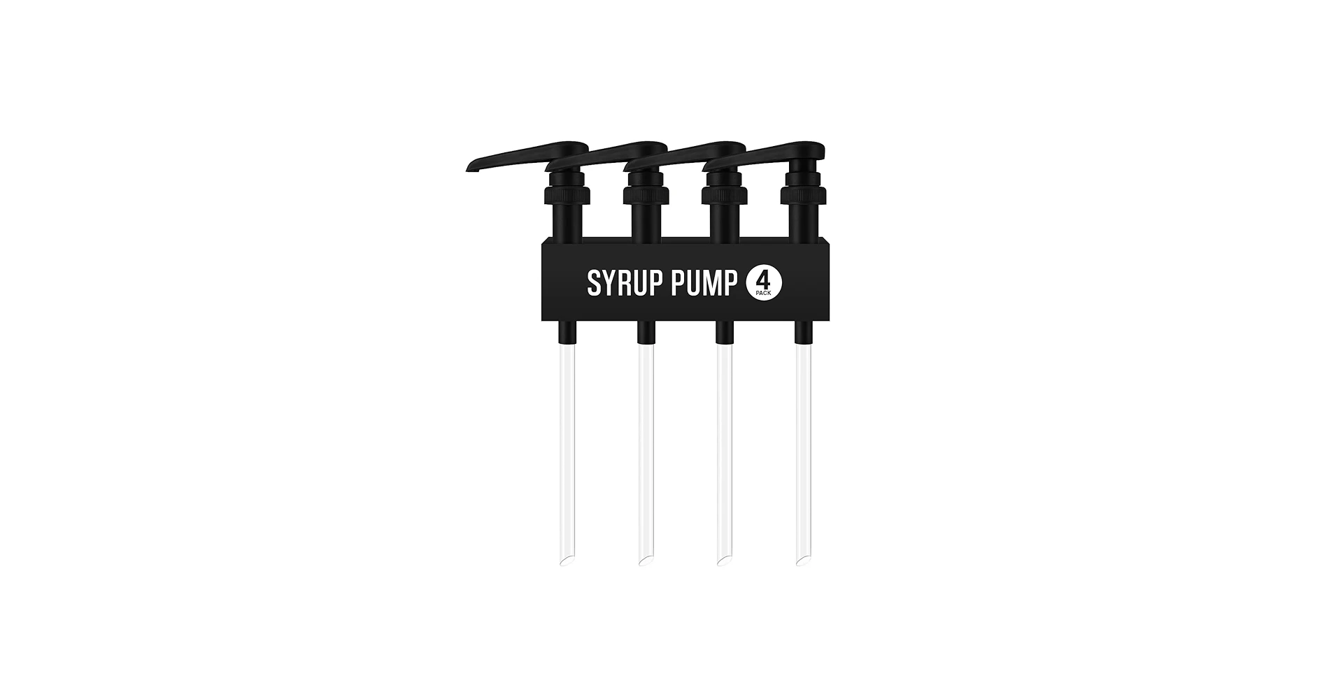 Syrup Pumps Onyx - 4-Pack 