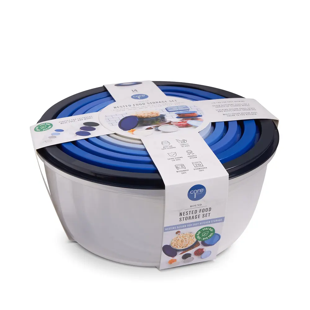 Round Food Storage - 14 Piece Set