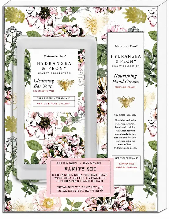 Hand Cream and Bar Soap Set
