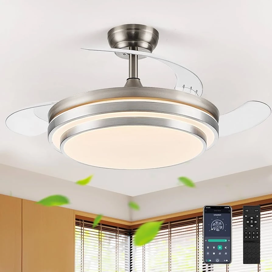 Retractable Ceiling Fan - 42 Inch 