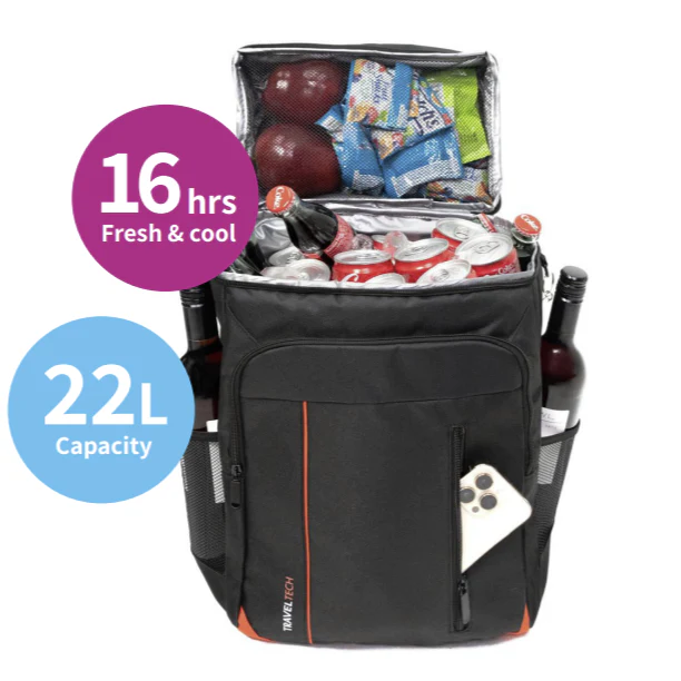 Travel Tech Insulated Backpack - Grey