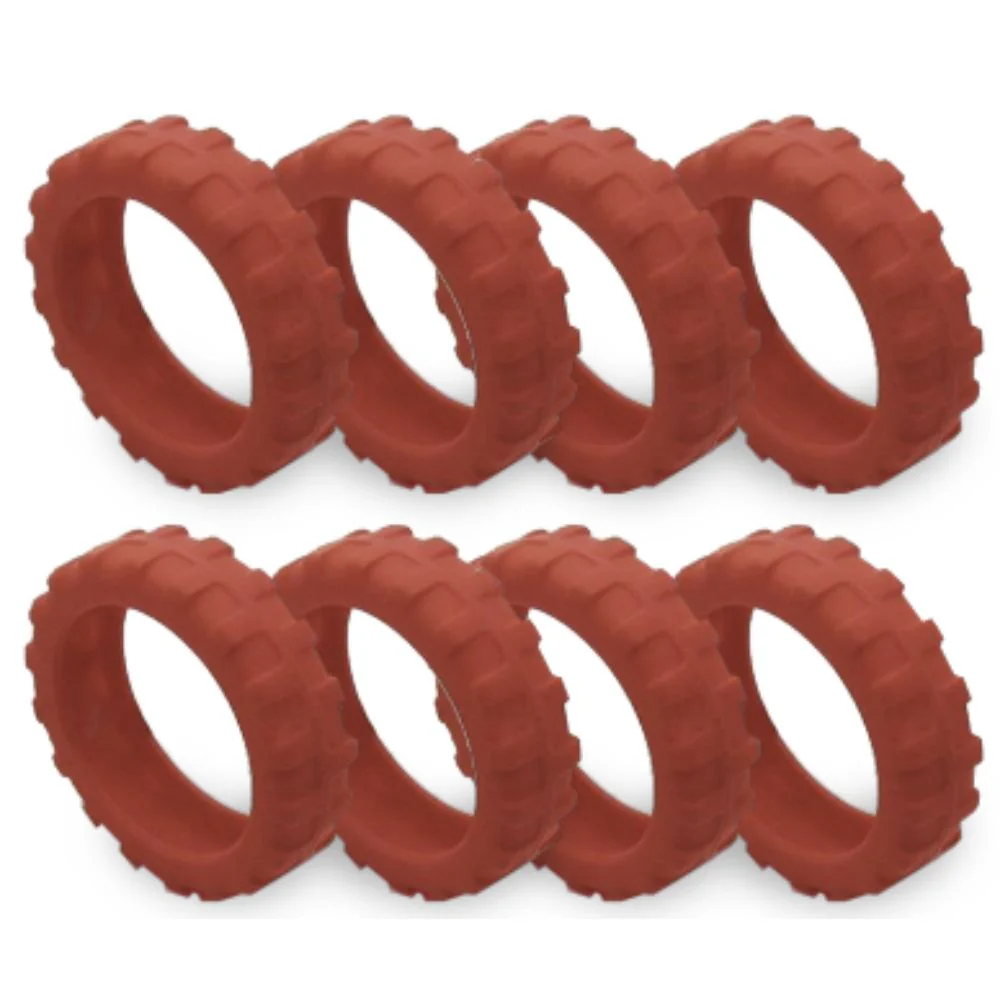 Travel Tech Silicone Luggage Wheel Protection – 8 Piece Set