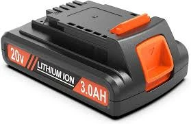 B&D Battery 3000 mAh 20 Volt Kit