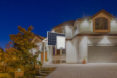 Solar Rechargeable LED Flood Light