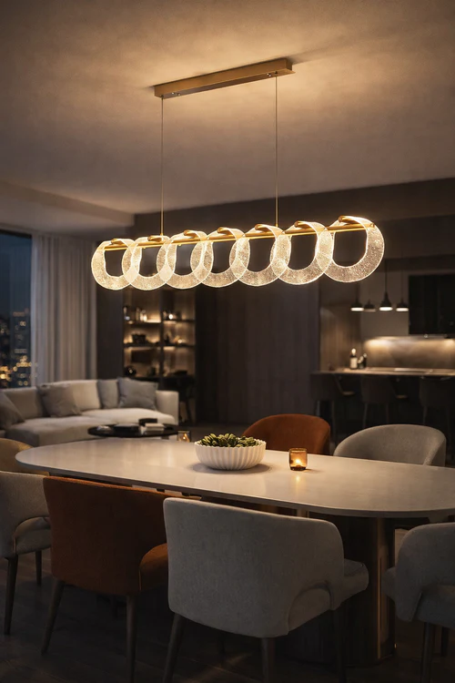 LED Decorative Pendant Lamp Gold Finish – 35 Watt