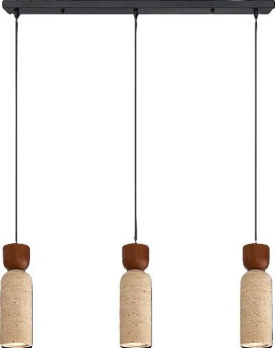 Decorative Pendant Lamp – 3 × GU10 – 10 Watt