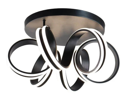 LED Ceiling Lamp Black Finish – 55 Watt