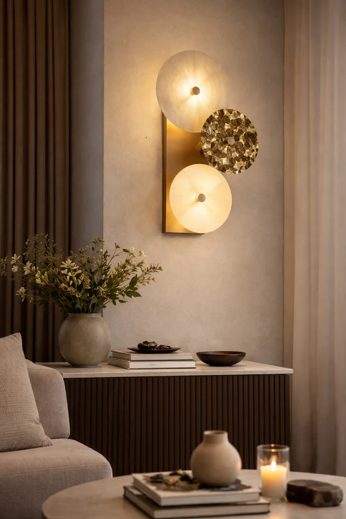LED Decorative Wall Lamp Gold Finish – 10 Watt