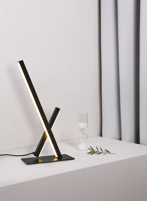 LED Decorative Table Lamp Black Finish – 10 Watt 